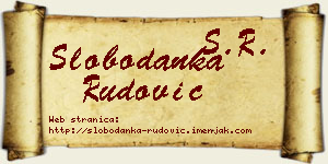 Slobodanka Rudović vizit kartica